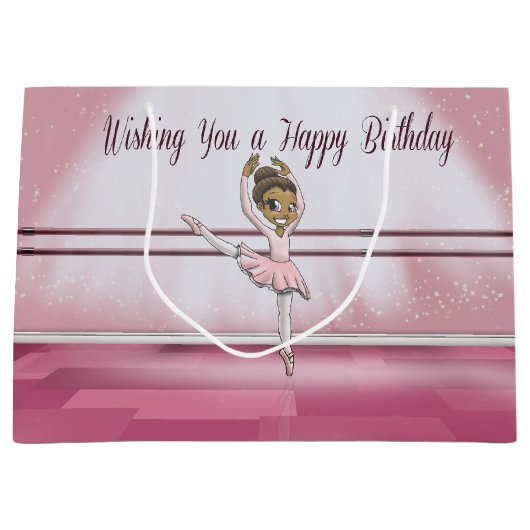 American Ballerina Große Geschenktüte (Vorderseite)