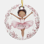 American Ballerina Keramik Ornament (Vorne)
