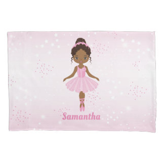 American Ballerina Pink Tutu Pillowcase Kissenbezug