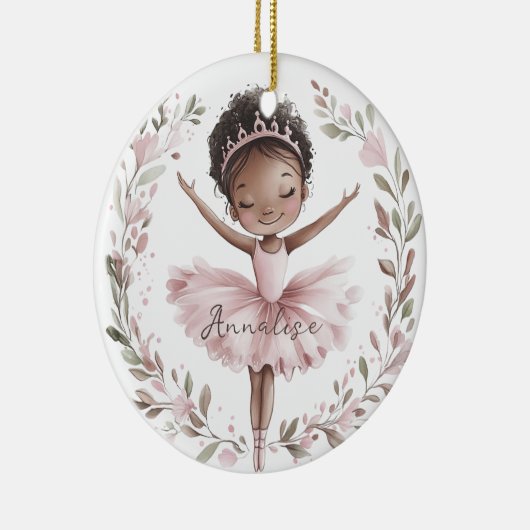 American Ballet Dancer Keramik Ornament (Rechts)