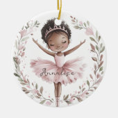 American Ballet Dancer Keramik Ornament (Vorne)