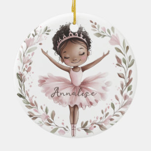 American Ballet Dancer Keramik Ornament