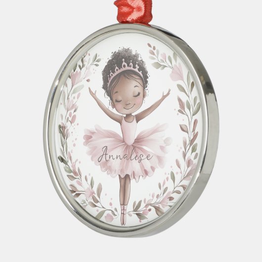 American Ballet Dancer Ornament Aus Metall (Links)