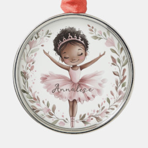 American Ballet Dancer Ornament Aus Metall