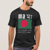 American Bangladeshi Patriot Flag Mutter Day Bangl T-Shirt (Vorderseite)