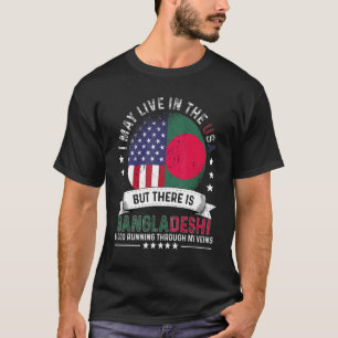American Bangladeshi Zuhause in Us Patriot Banglad T-Shirt