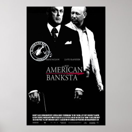 AMERICAN BANKSTA POSTER (Vorne)