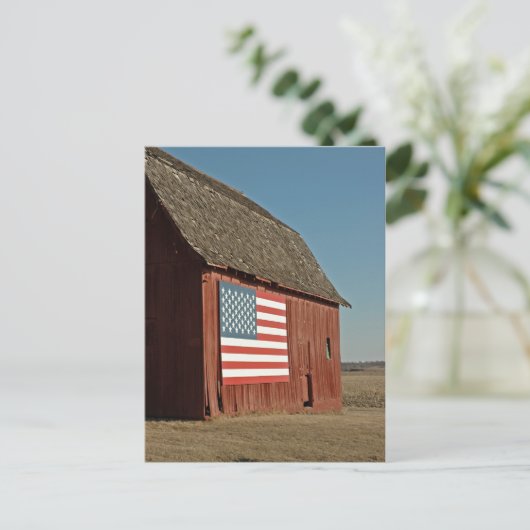 American Barn Postkarte (Stehend Vorderseite)