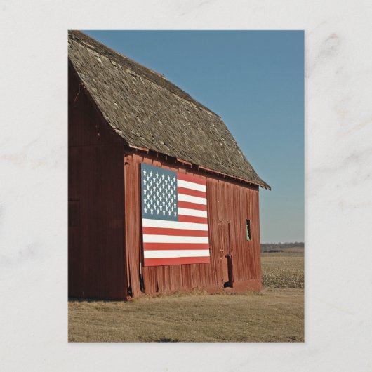 American Barn Postkarte (Vorderseite)