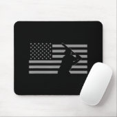 American Baseball Baseball Mousepad (Mit Mouse)
