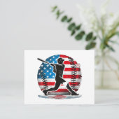 American Baseball Player Batter mit den Staaten (Stehend Vorderseite)