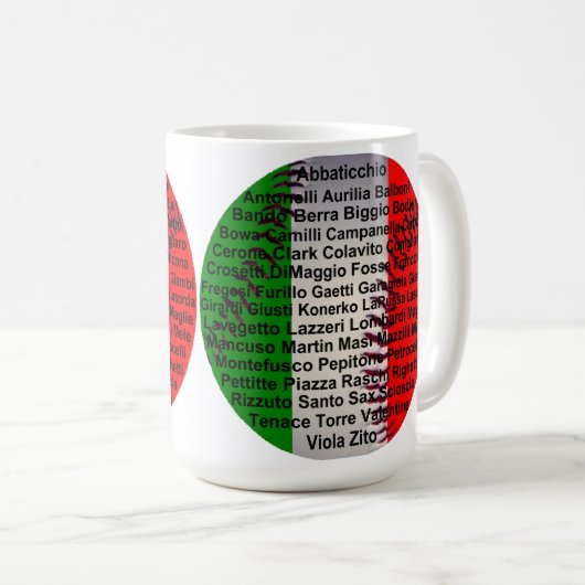 American Baseball Players Kaffeetasse (VorderseiteRechts)