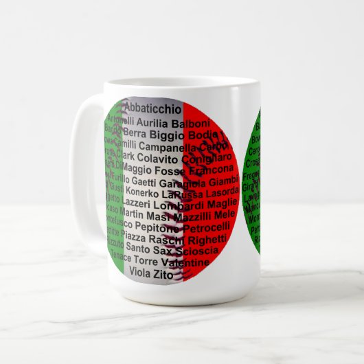 American Baseball Players Kaffeetasse (Vorderseite Links)