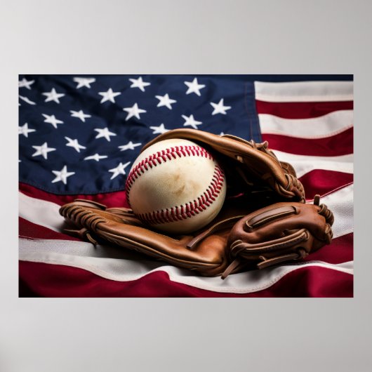American Baseball Poster (Vorne)