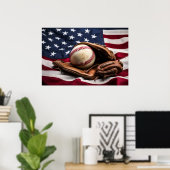 American Baseball Poster (Heimbüro)