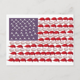 American Baseball Postkarte