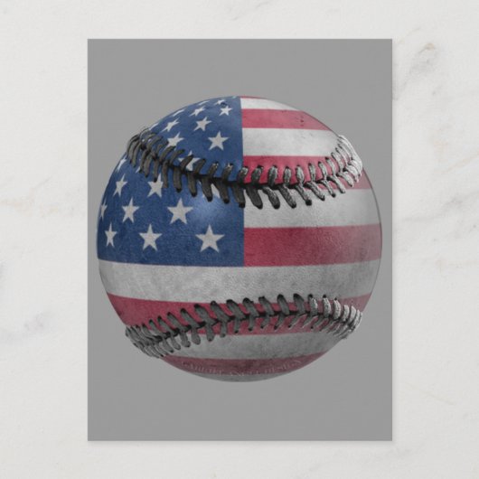 American Baseball Postkarte (Vorderseite)