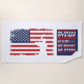 American Baseball Strandtuch (Vorderseite)