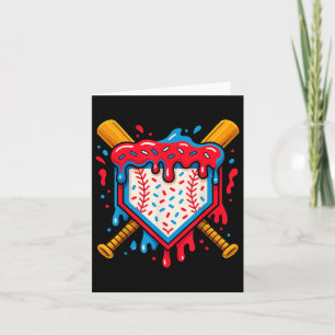 American Baseball Tropfen Ice Creme for Boys Ball  Karte
