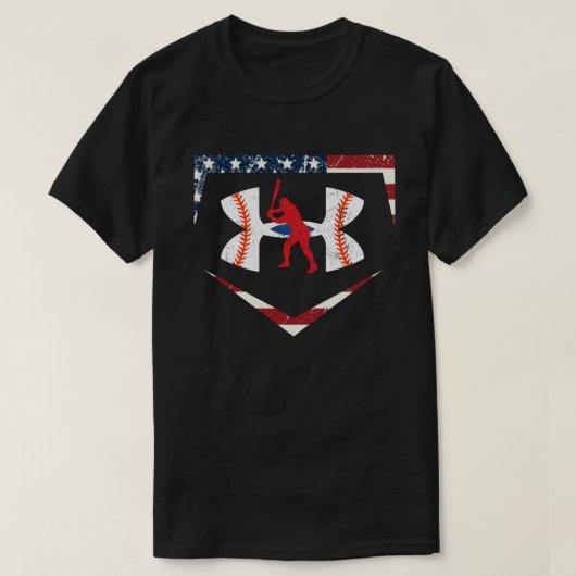 American Baseball Under Armor Shirt (Design vorne)