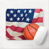American Basketball Mousepad (Mit Mouse)