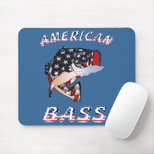 American Bass Mousepad (Mit Mouse)
