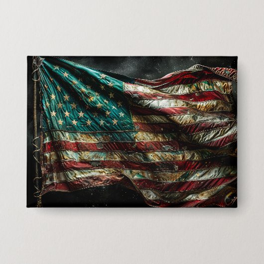 American Battle Flag Button (Vorderseite)