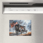 American Battle Flag Magnet (In Situ (Geschirrspüler))