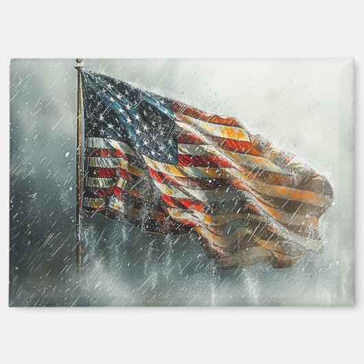 American Battle Flag Magnet (Vorderseite)