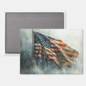 American Battle Flag Magnet (Vorderseite/Rückseite)