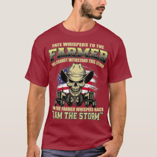 American Bauer Gift Tractor Farm Livestock T-Shirt
