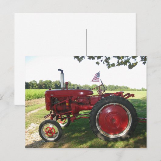 American Bauer Postcard Postkarte (Vorne/Hinten)