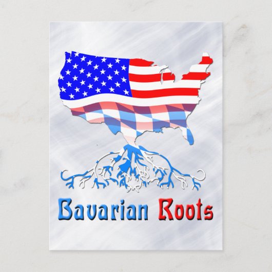 American Bavarian Roots Card Postkarte (Vorderseite)