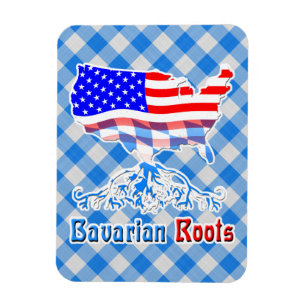 American Bavarian Roots Flexi Magnet