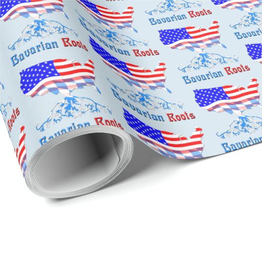 American Bavarian Roots Geschenkpapier (Rolleneckpunkt)