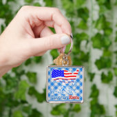 American Bavarian Roots Keyring Schlüsselanhänger (Hand)
