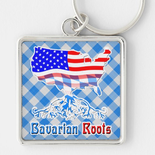 American Bavarian Roots Keyring Schlüsselanhänger (Vorne)