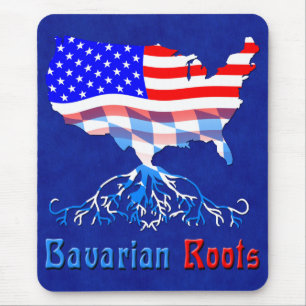 American Bavarian Roots Mousemat Mousepad