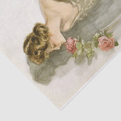 American Beauties (1909) von Harrison Fisher Seidenpapier (Ausschnitt)