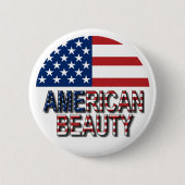 American Beauty Button (Vorderseite)