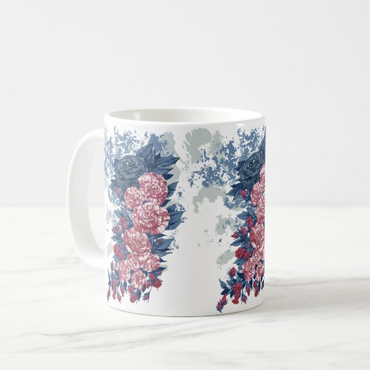 American Beauty Kaffeetasse (Vorderseite Links)