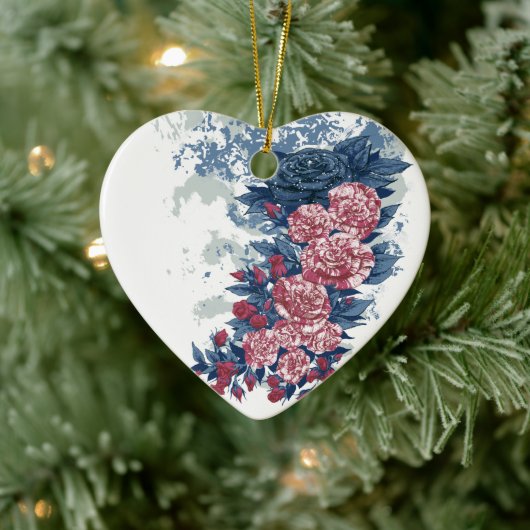 American Beauty Keramik Ornament (Baum)
