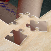 American Beauty Patriotic Blonde Button-up Girl Puzzle (Seite)