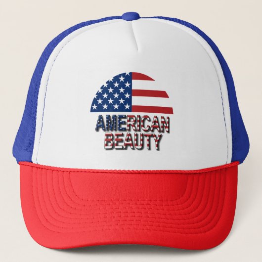 American Beauty Truckerkappe (Vorderseite)