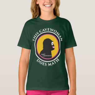 American Bekleidung T - Shirt: Math Smart Cavewoma T-Shirt