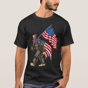 American Bigfoot Fireworks 4. Juli Sasquatch T-Shirt