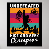 American Bigfoot Unbesiegtes Hide und Seek Champio Poster (Vorne)