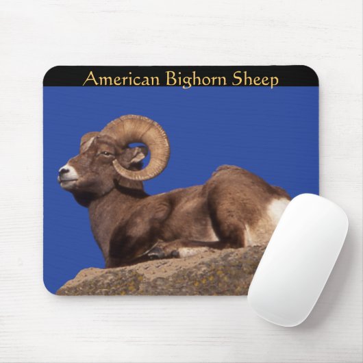 American Bighorn Sheep Mousepad (Mit Mouse)