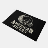 American Bikers Fußmatte (Schrägansicht)