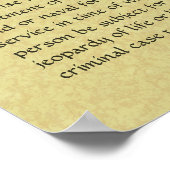 American Bill Rights Poster (Ecke)